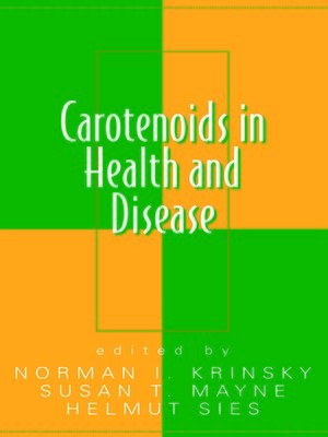 cover image of Carotenoids in Health and Disease